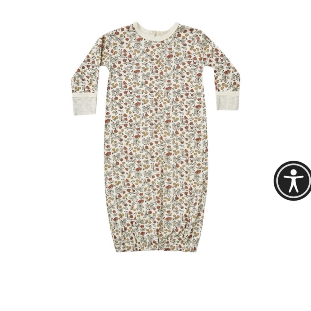 Quincy Mae Bamboo Organic Newborn Baby Gown